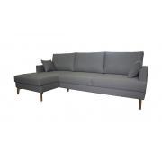 Диван угловой Нарвик (Светло-серый)