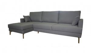 Диван угловой Нарвик (Светло-серый)