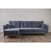Диван-кровать угловой Мадрид (синий шенил)