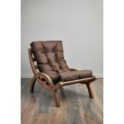Кресло-шезлонг Аста  (Oxford т.коричн)