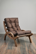 Кресло-шезлонг Аста  (Oxford т.коричн)