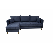 Диван угловой Готланд (синий)