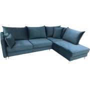 Диван угловой Готланд (голубой)