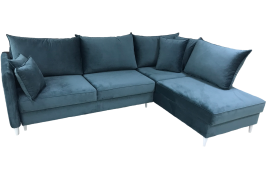Диван угловой Готланд (голубой)