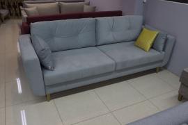 Диван-кровать Мадрид (велюр серый)