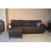 Диван угловой Берген (Темно-коричневый)